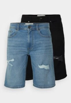 Pier One Unisex 2 Pack - Jeansshort - Blue/Black Denim 14 Pier One Unisex 2 Pack - Jeansshort - Blue/Black Denim -Pier One 07a2a099e2d644ab8c70e05709f387ae