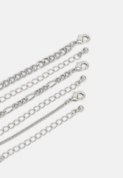 Pier One Unisex 3 Pack - Ketting - Silver-Coloured 6 Pier One Unisex 3 Pack - Ketting - Silver-Coloured -Pier One 0fa10f239e894c4ea369d654466677a1