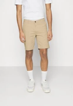 Pier One 2 Pack - Shorts - Tan/Black -Pier One 120c52e4db6947b9a57306c2f2f62196