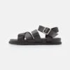 Pier One Unisex - Sandalen - Black 1 Pier One Unisex - Sandalen - Black -Pier One 13f4e0e6a67e4656940045ec37d8b11b