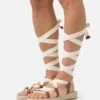 Pier One Leather - Sandalen Met Plateauzool - 003 - Off-White -Pier One 17cd5f0470984f9aac3e1dad538e1fe2