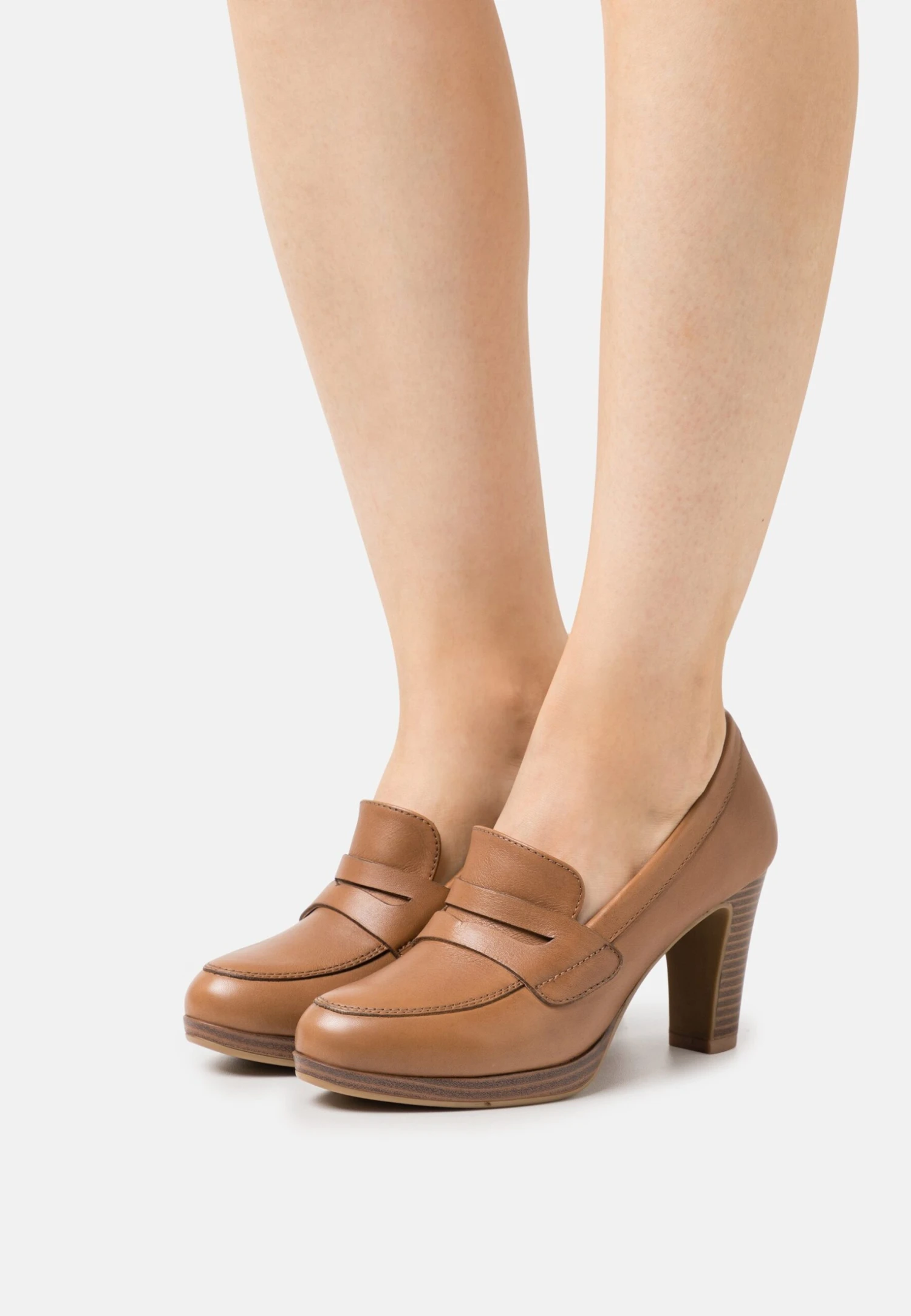 Pier One Leather- Klassieke Pumps - Cognac 3 Pier One Leather- Klassieke Pumps - Cognac