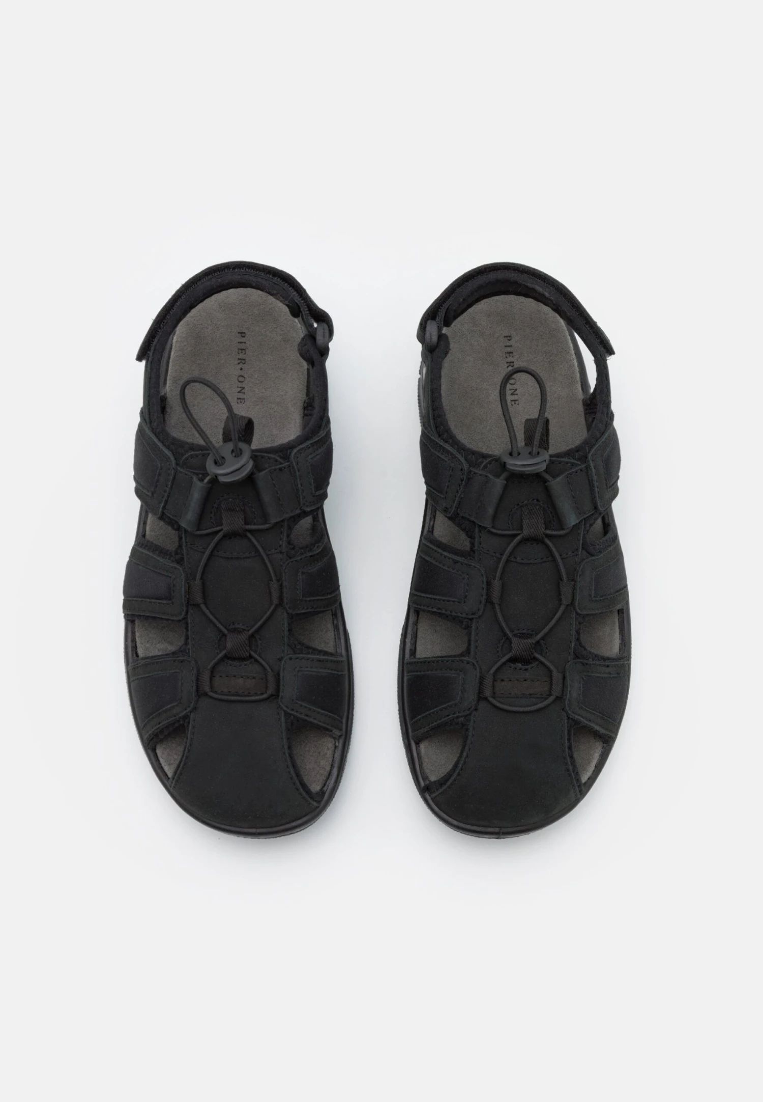 Pier One Leather - Outdoorsandalen - Black 6 Pier One Leather - Outdoorsandalen - Black - Afbeelding 4