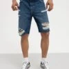 Pier One Jeansshort - Dark Blue Denim 2 Pier One Jeansshort - Dark Blue Denim -Pier One 4339318a9d5945b59f53f364edca03d2