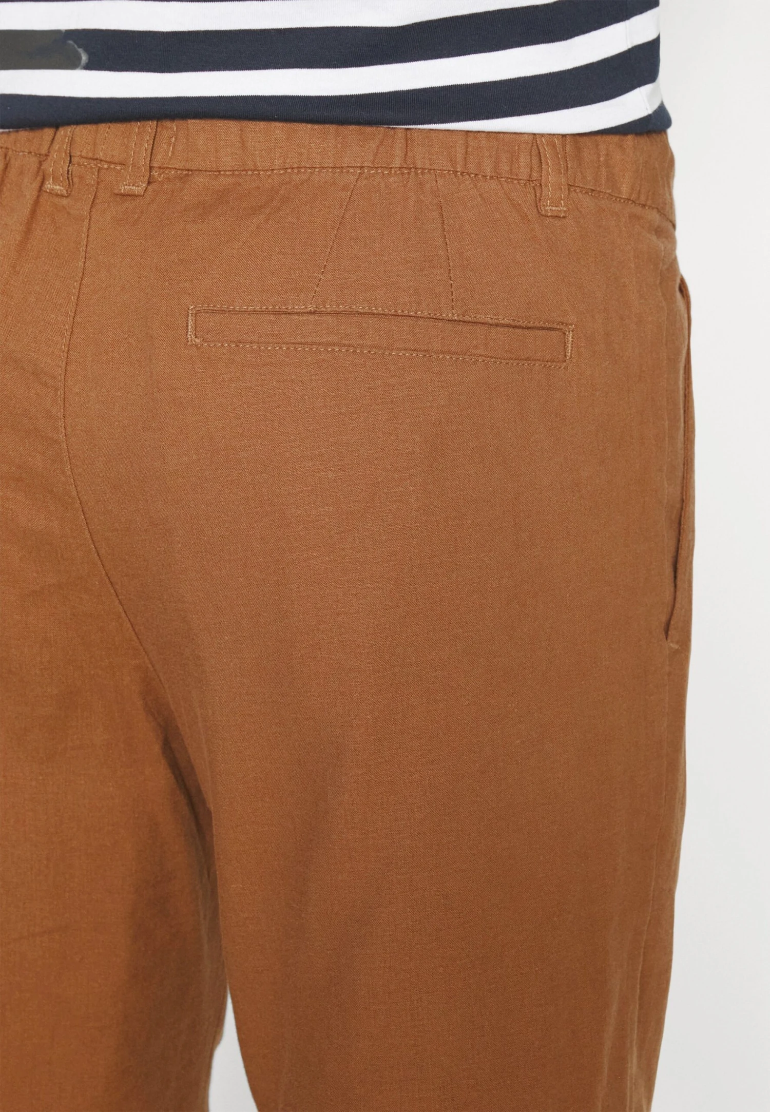 Pier One Linen Blend Drawcord Shorts- Shorts - Brown 8 Pier One Linen Blend Drawcord Shorts- Shorts - Brown - Afbeelding 6