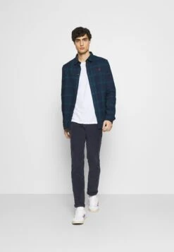 Pier One Overhemd - Dark Blue/Teal -Pier One 55f2ac48a5ab48c486122bf300725906