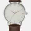 Pier One Horloge - Brown/Silvercoloured -Pier One 5cbea6e04e1b42edbfeb17dce23c134e