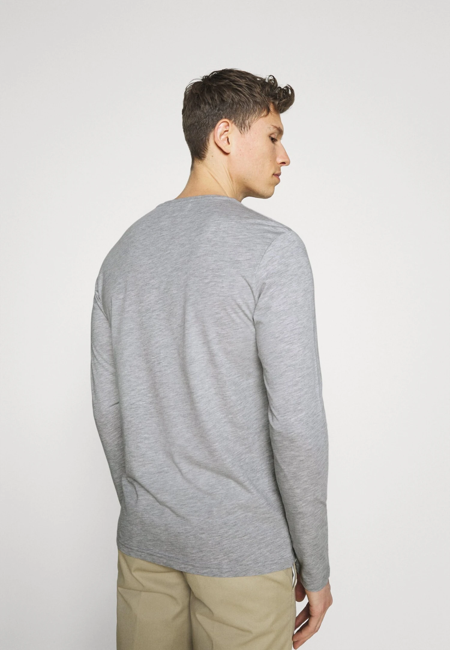 Pier One 2 Pack - Longsleeve - Dark Blue/Mottled Grey 5 Pier One 2 Pack - Longsleeve - Dark Blue/Mottled Grey - Afbeelding 3