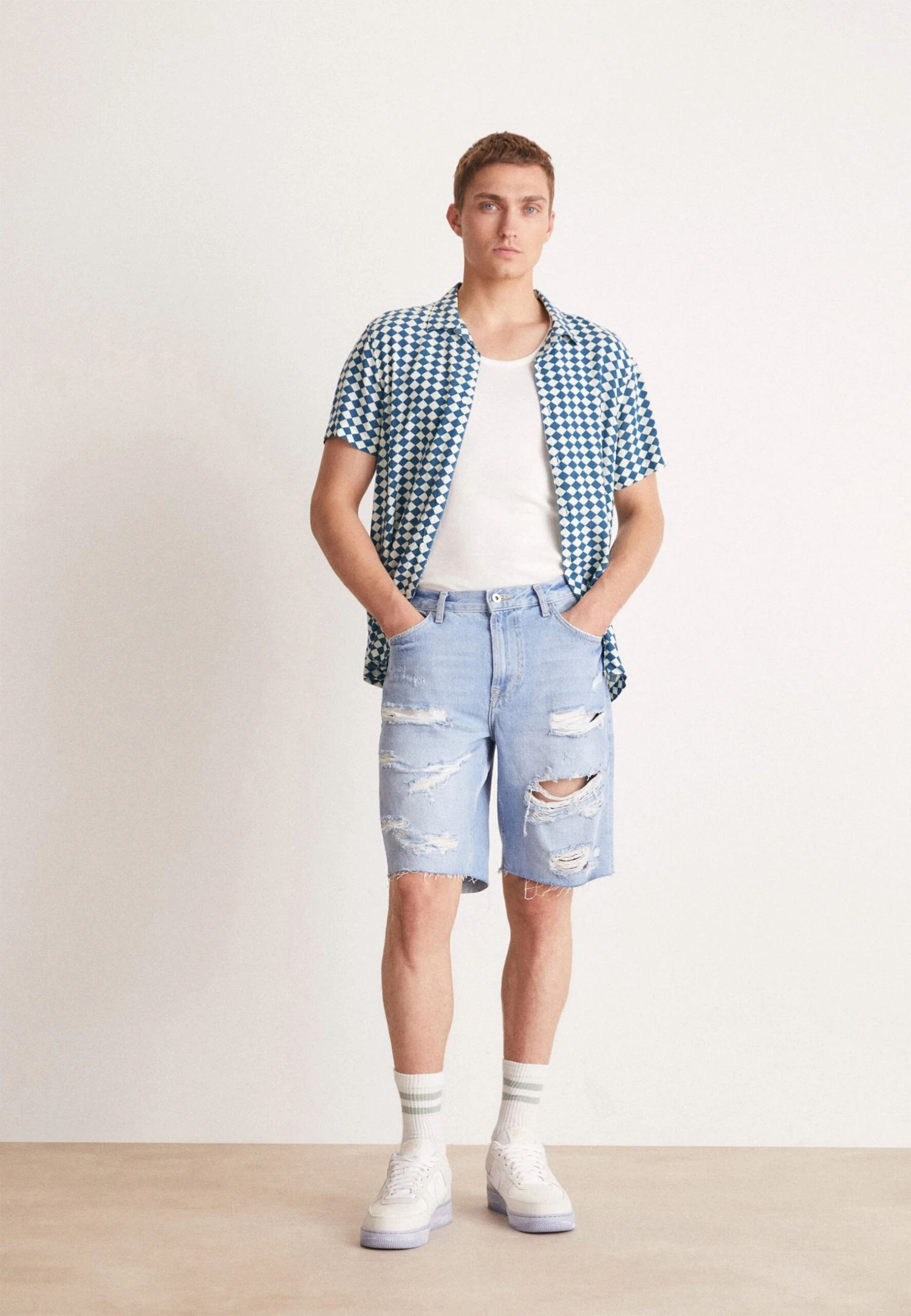 Pier One Jeansshort - Blue Denim 4 Pier One Jeansshort - Blue Denim - Afbeelding 2