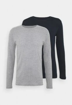 Pier One 2 Pack - Longsleeve - Dark Blue/Mottled Grey 14 Pier One 2 Pack - Longsleeve - Dark Blue/Mottled Grey -Pier One 83e8584011fe4549a7baa0287054691e