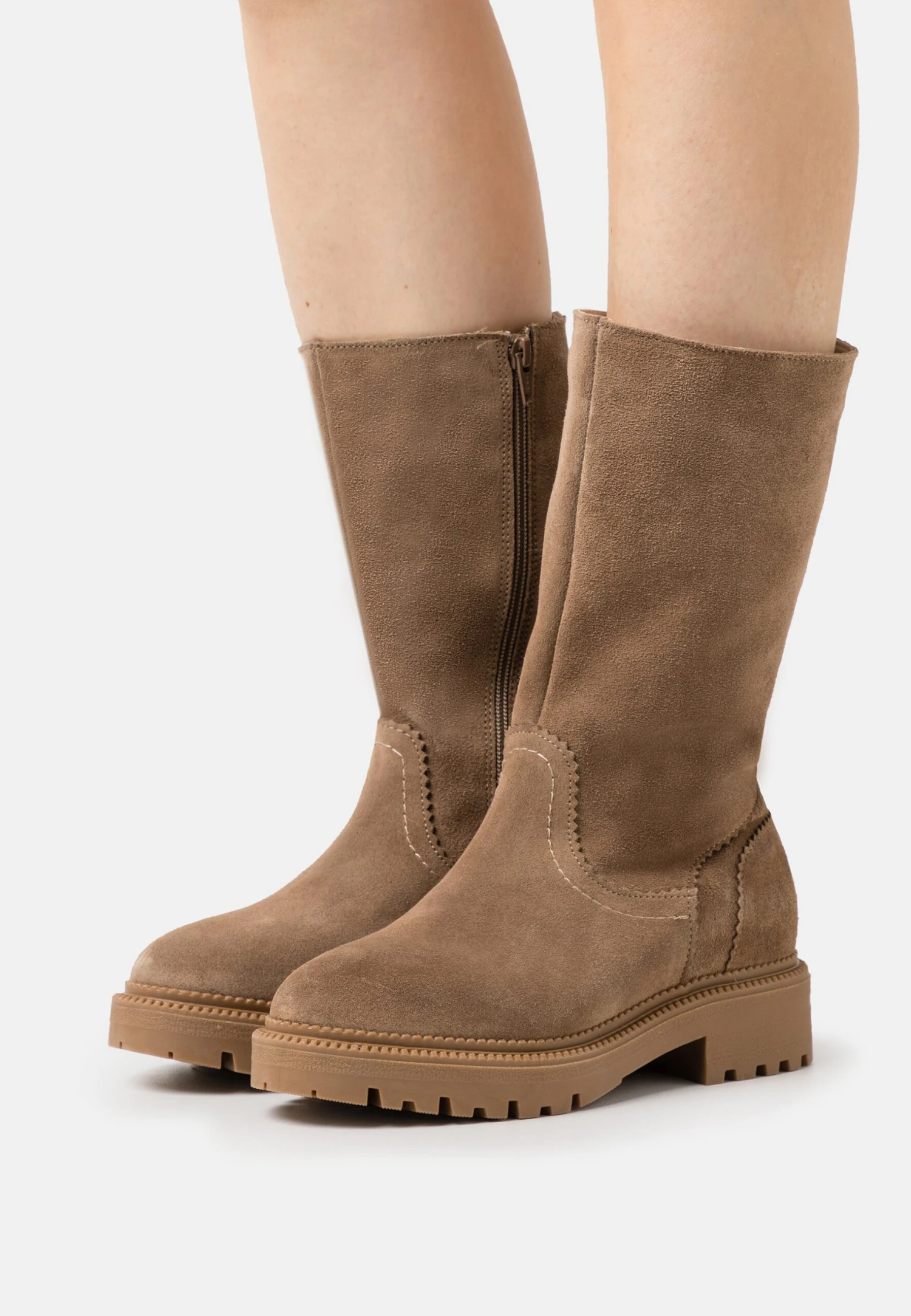 Pier One Leather Winter Boot - Laarzen - Taupe 3 Pier One Leather Winter Boot - Laarzen - Taupe