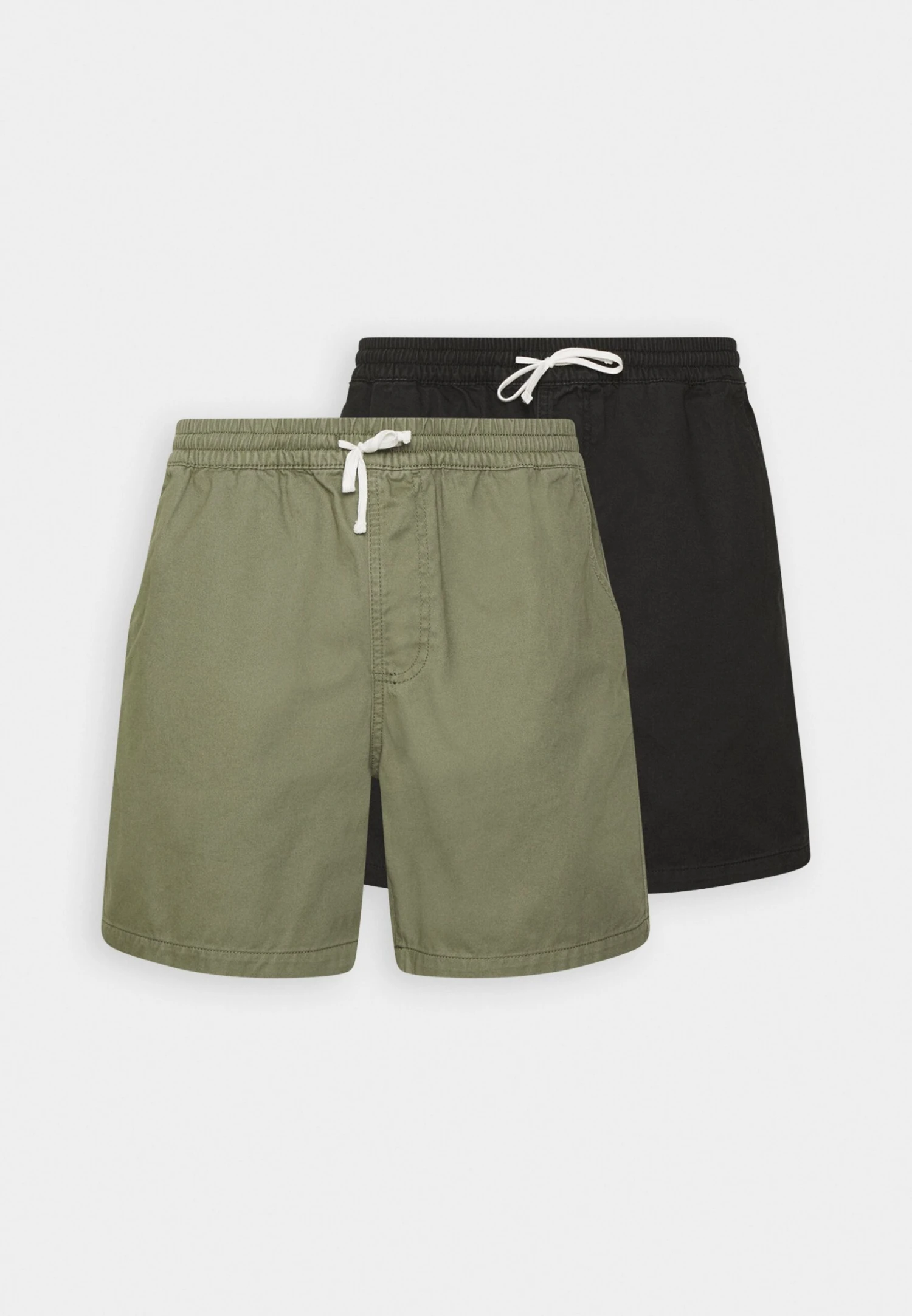 Pier One 2 Pack - Shorts - Olive/Black 7 Pier One 2 Pack - Shorts - Olive/Black - Afbeelding 5