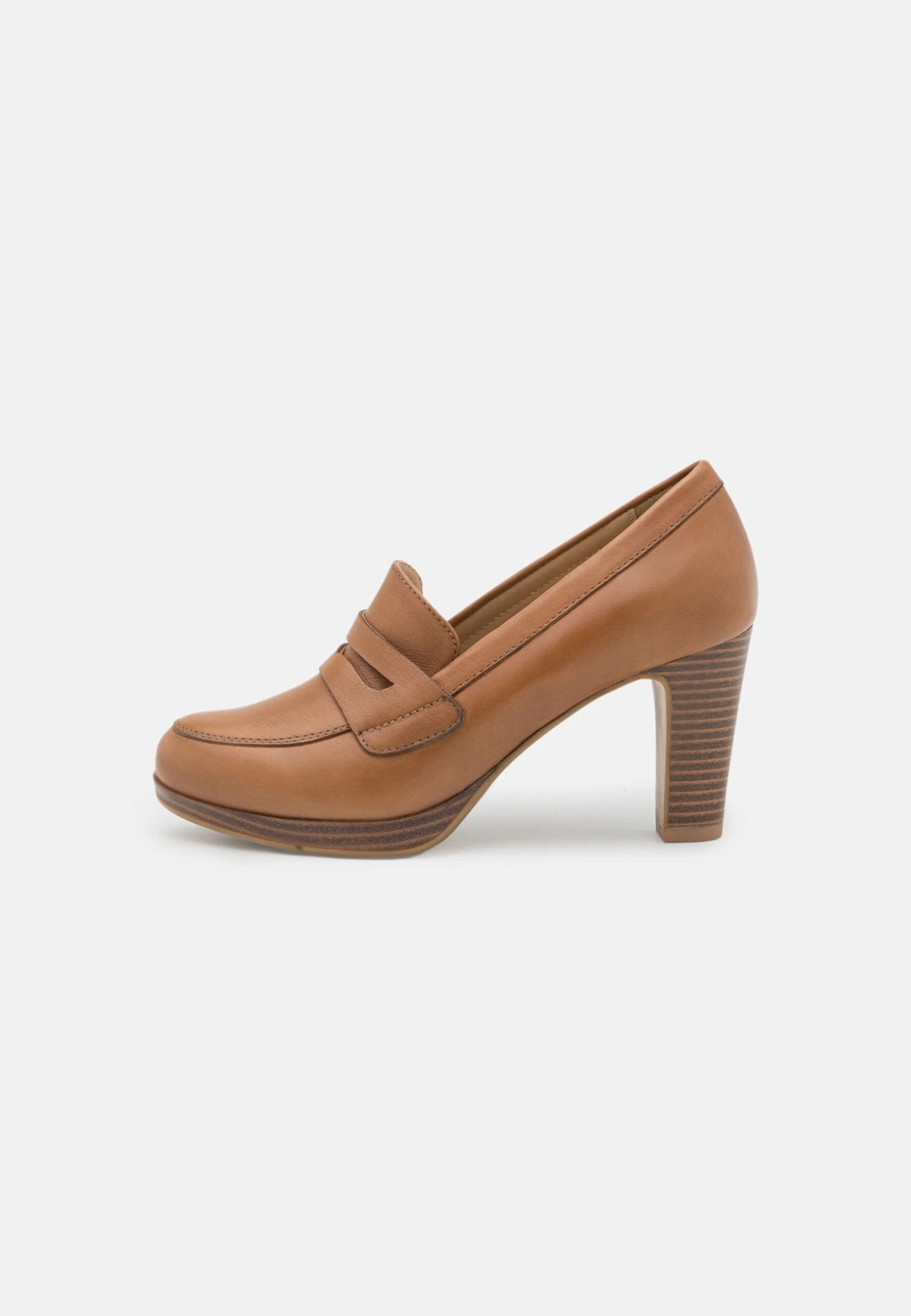 Pier One Leather- Klassieke Pumps - Cognac 4 Pier One Leather- Klassieke Pumps - Cognac - Afbeelding 2