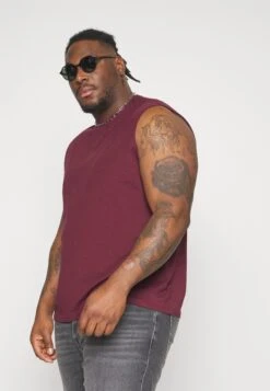 Pier One 2 Pack- Top - Black/Bordeaux -Pier One 9a1d9c88a337461bb92e13d6ec4021e4