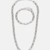 Pier One Set - Ketting - Silver-Coloured -Pier One 9ca045e6c58a4906889aa4d1d912177a