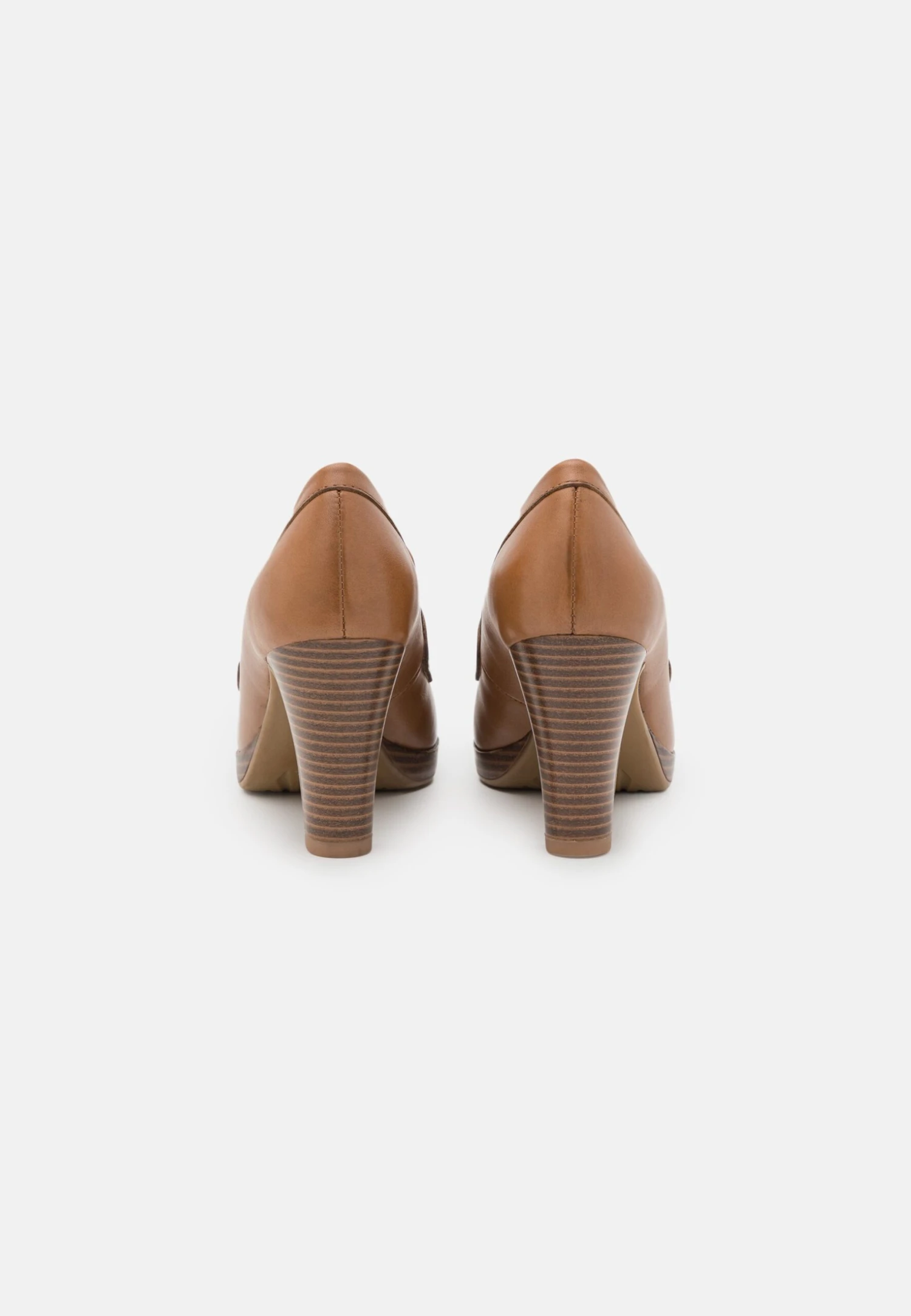 Pier One Leather- Klassieke Pumps - Cognac 6 Pier One Leather- Klassieke Pumps - Cognac - Afbeelding 4