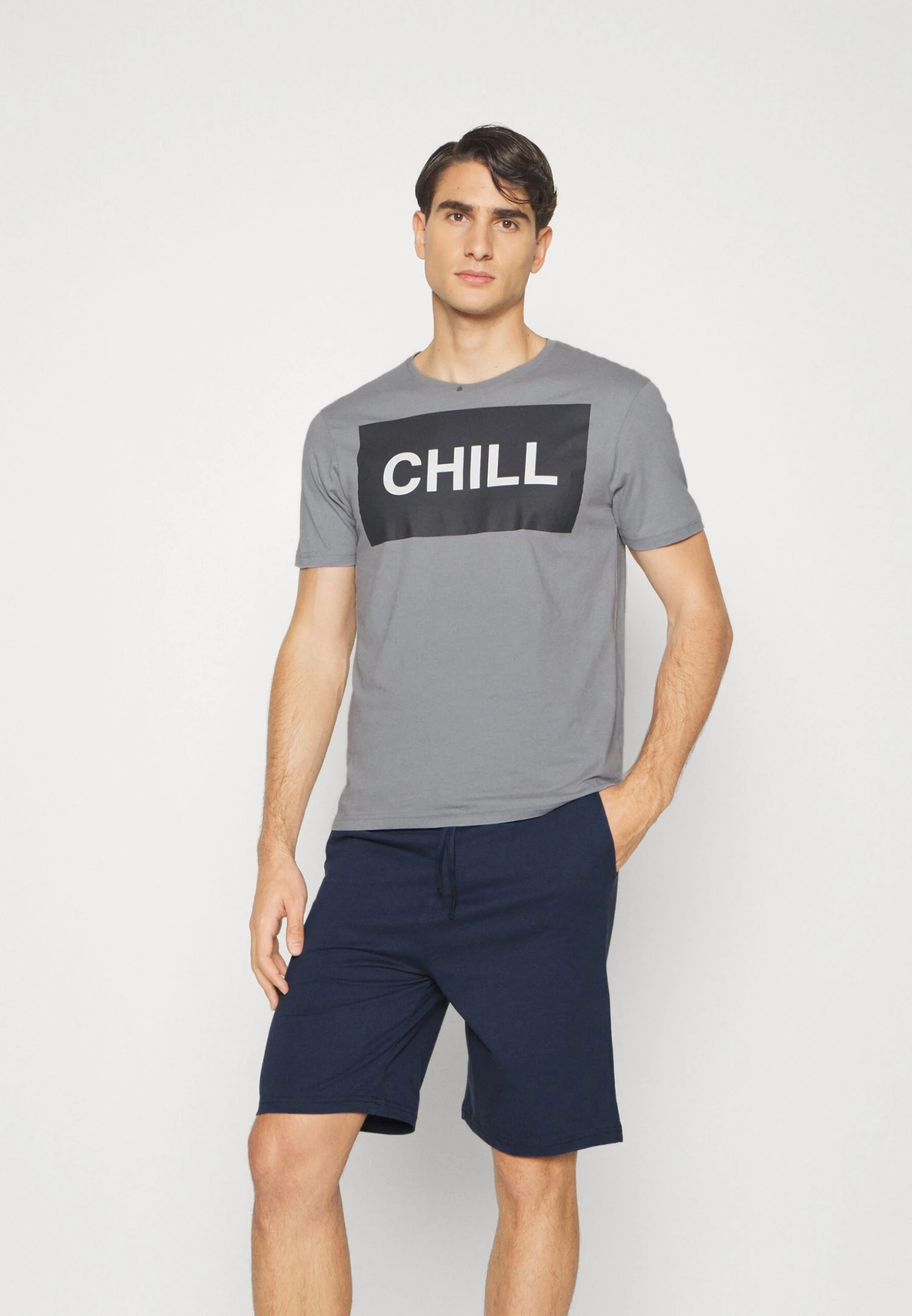 Pier One Pyjama - Dark Blue/Grey 3 Pier One Pyjama - Dark Blue/Grey