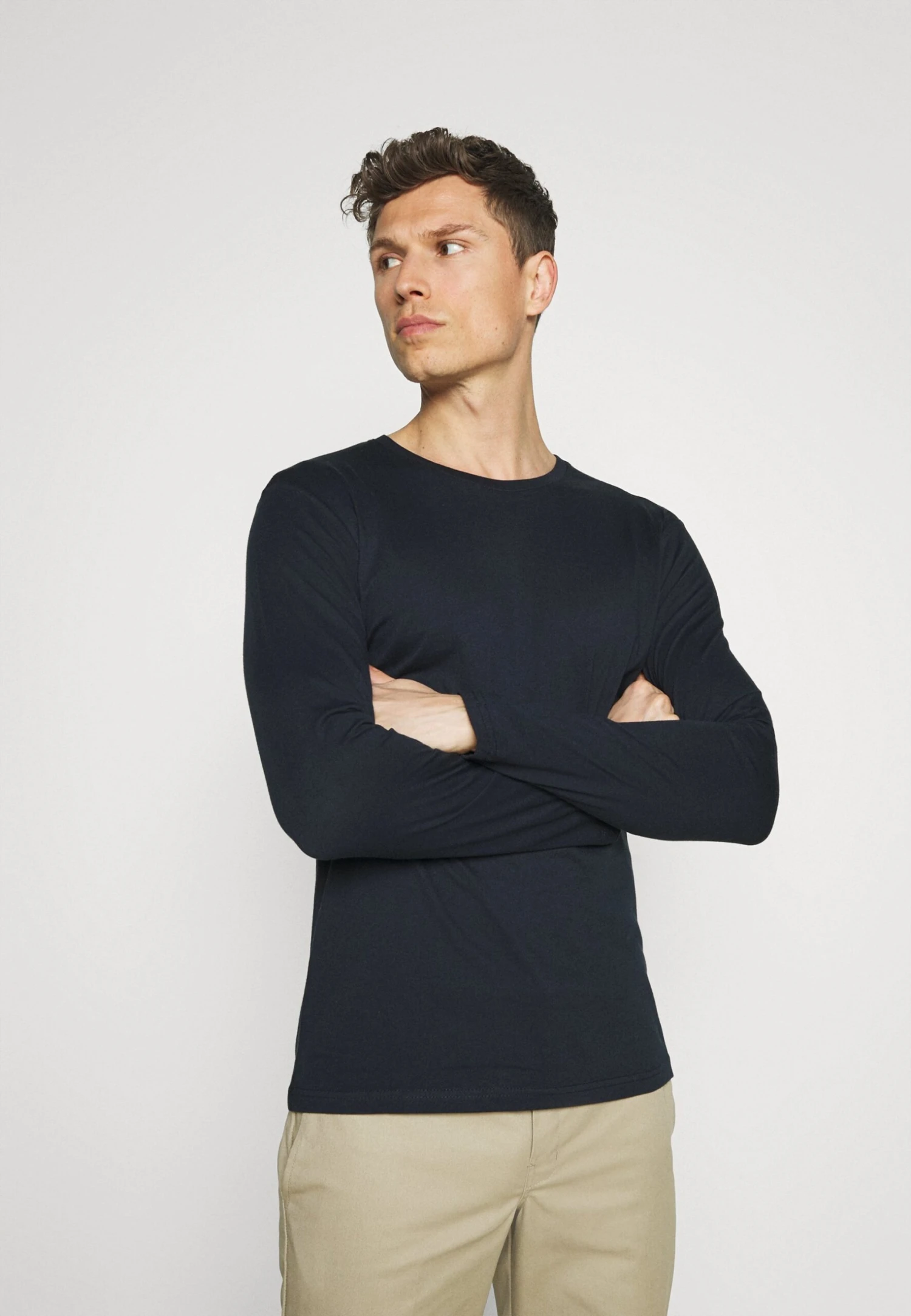 Pier One 2 Pack - Longsleeve - Dark Blue/Mottled Grey 6 Pier One 2 Pack - Longsleeve - Dark Blue/Mottled Grey - Afbeelding 4