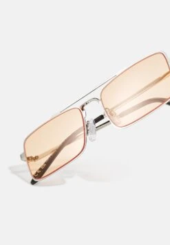 Pier One Unisex - Zonnebril - Silver-Coloured, Orange -Pier One c3e0b08b50694894a004abe5f6d7d7b9