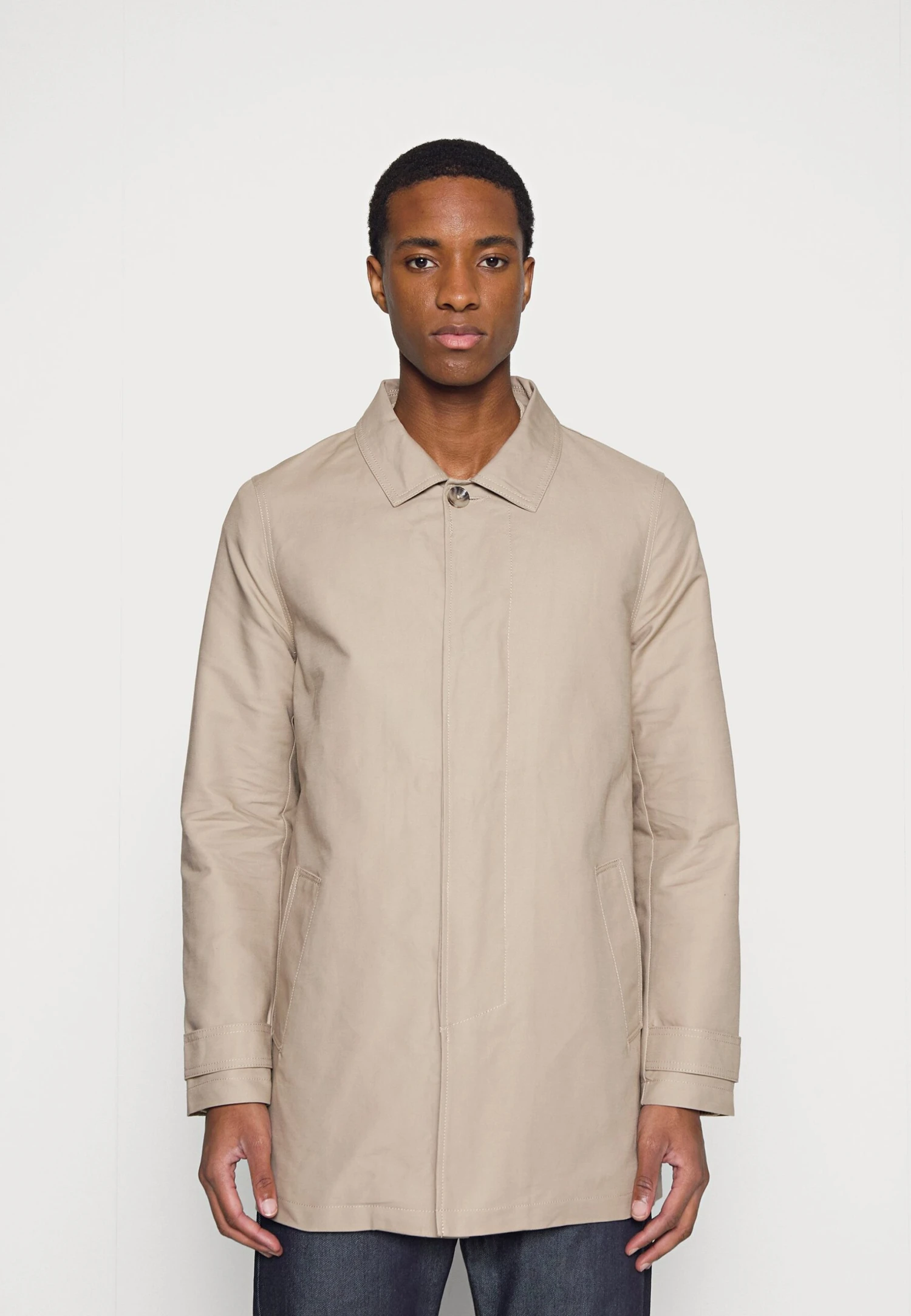 Pier One Commuter Coat- Halflange Jas - Tan 3 Pier One Commuter Coat- Halflange Jas - Tan