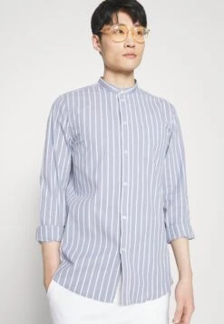 Pier One Muscle Fit Stand- Overhemd - Blue -Pier One c95aee840d27425d93f7825c3cd7c13d