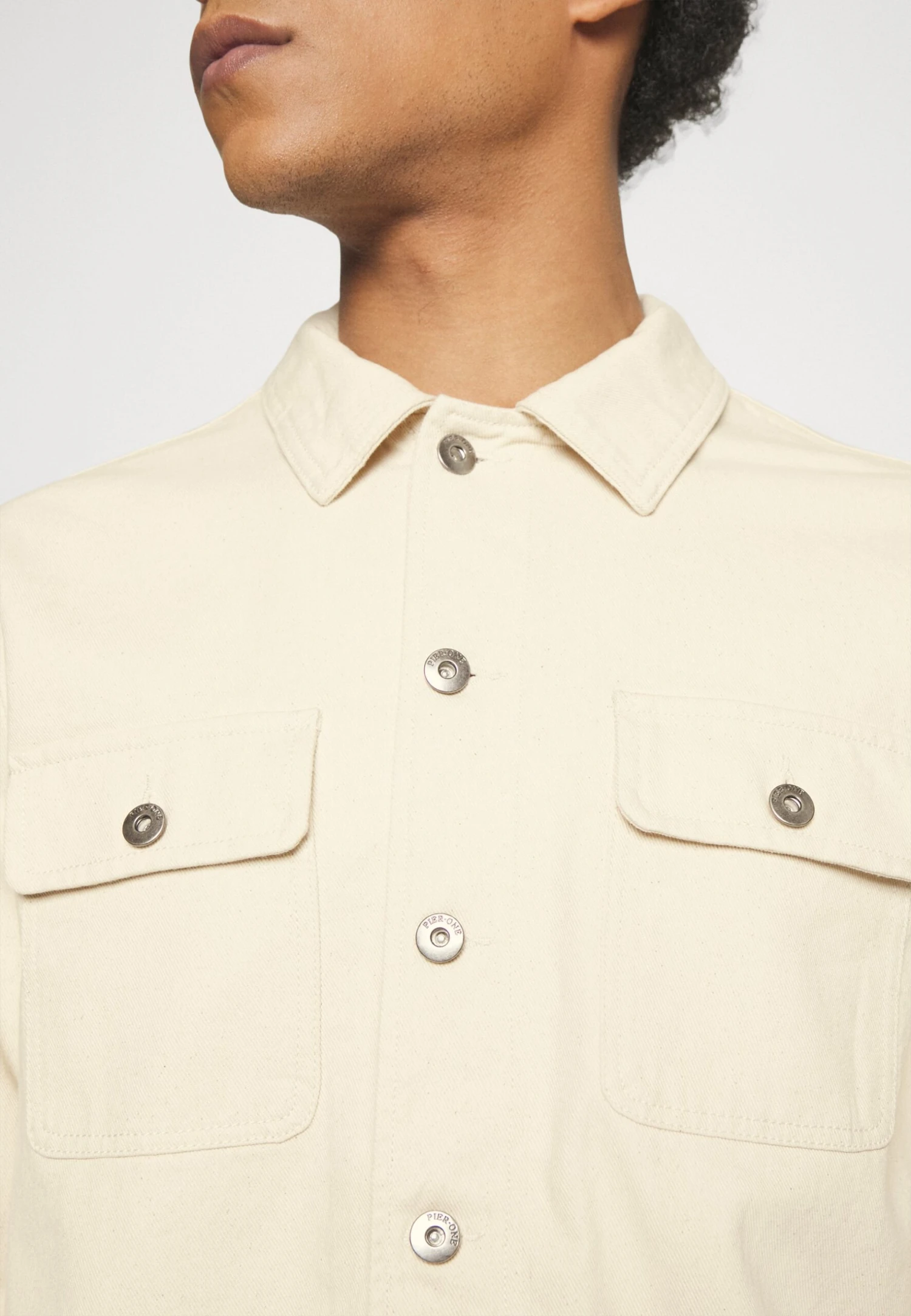 Pier One Undyed Twill- Spijkerjas - White 7 Pier One Undyed Twill- Spijkerjas - White - Afbeelding 5