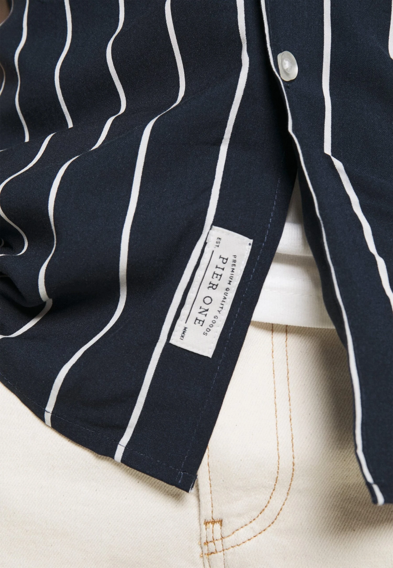 Pier One Overhemd - Dark Blue 8 Pier One Overhemd - Dark Blue - Afbeelding 6