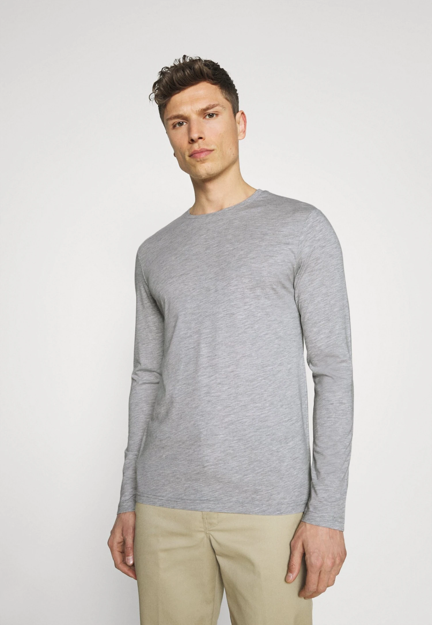 Pier One 2 Pack - Longsleeve - Dark Blue/Mottled Grey 4 Pier One 2 Pack - Longsleeve - Dark Blue/Mottled Grey - Afbeelding 2