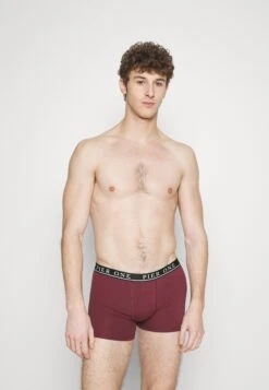 Pier One 5 Pack - Onderbroeken - Beige/Green/Bordeaux -Pier One e6d291a2721249bc8ba1cf0e09e3ab7d