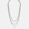 Pier One Unisex 3 Pack - Ketting - Silver-Coloured -Pier One ef519ba4079c438db2e9e875d8bb4adb