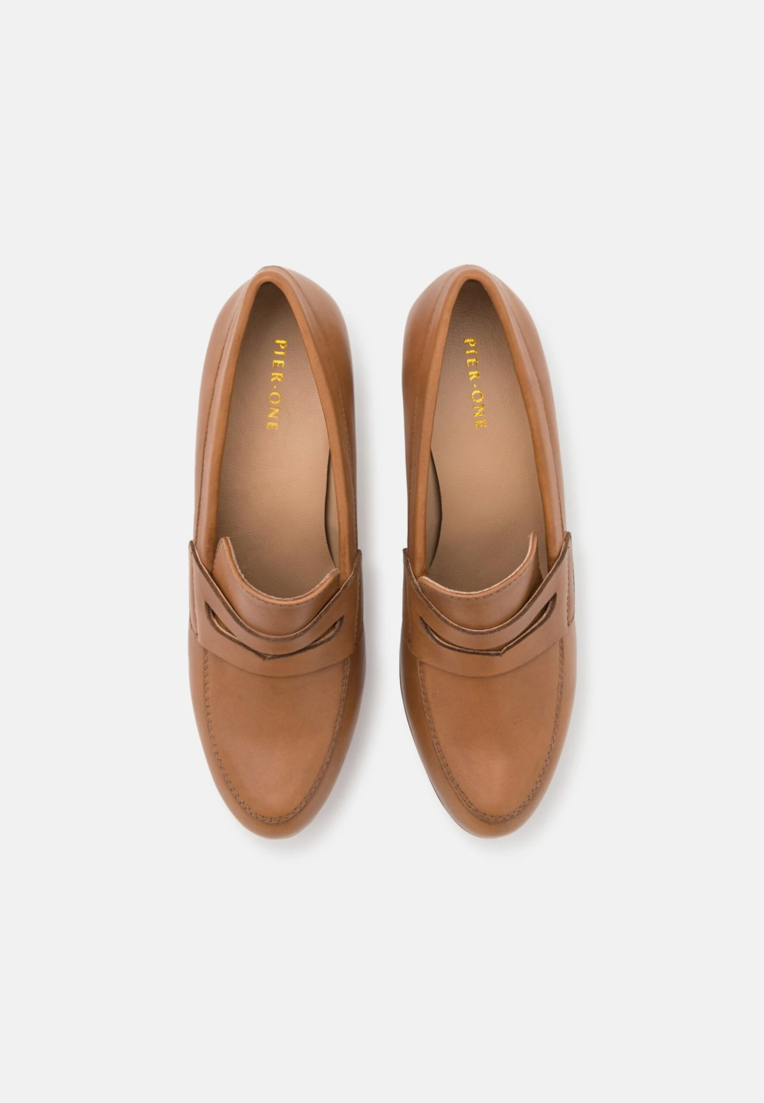 Pier One Leather- Klassieke Pumps - Cognac 8 Pier One Leather- Klassieke Pumps - Cognac - Afbeelding 6
